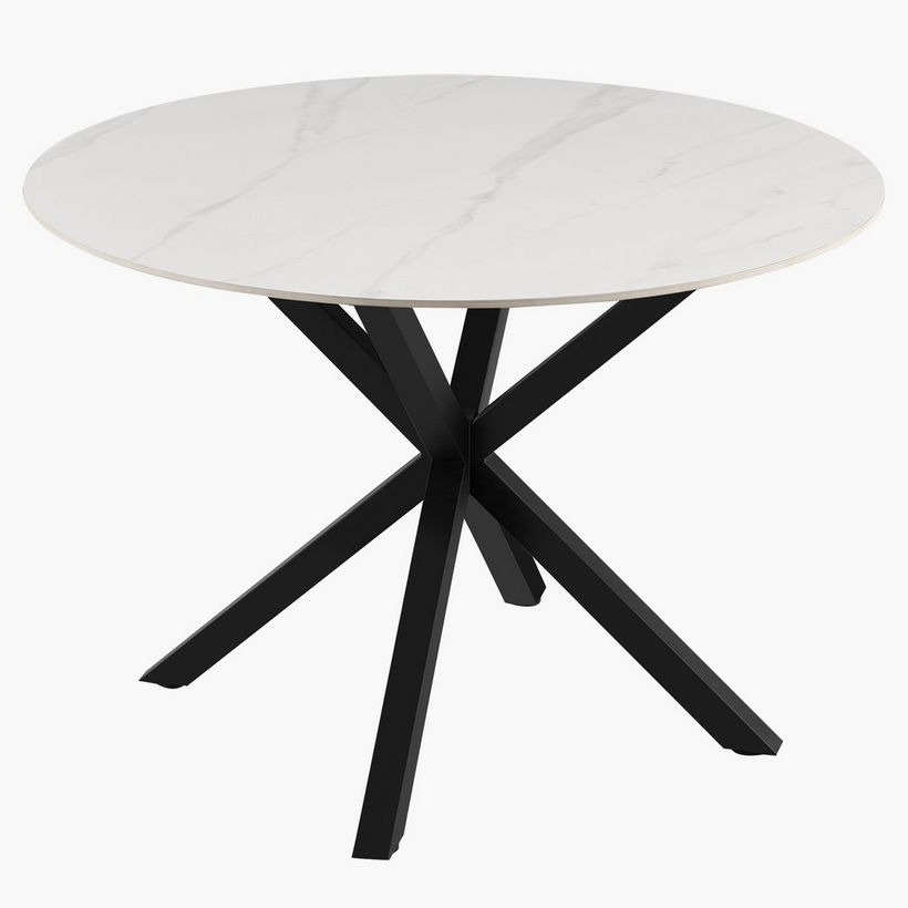 Welwick 4-Seater Round Sintered Stone Dining Table - Image 6