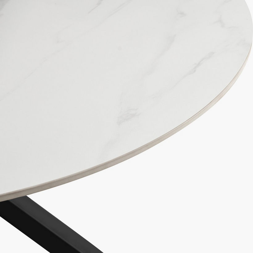 Welwick 4-Seater Round Sintered Stone Dining Table - Image 8