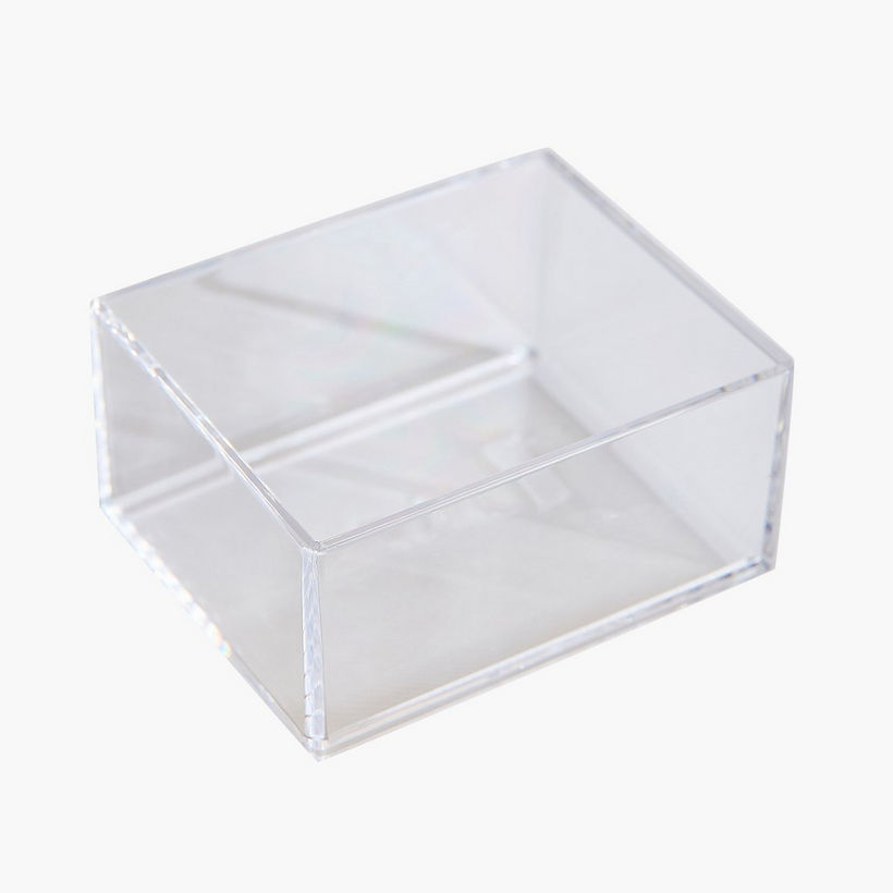 Crystal Stackable Vanity Tray - 7.8x9.5x4.8 cm - Image 2