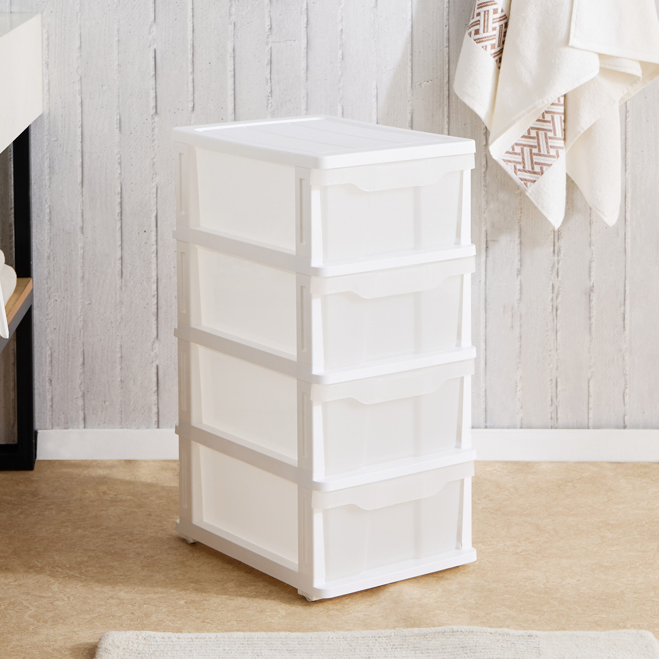 Kevin 4-Tier Drawer Storage Cabinet