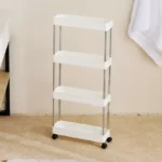 Ovio 4-Tier Slim Storage Trolley - 40x12.5x86