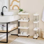 Ovio 4-Tier Slim Storage Trolley - 40x12.5x86