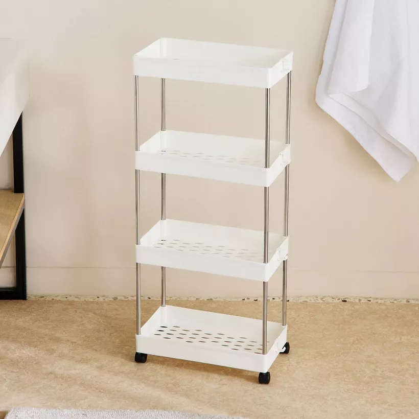 Ovio 4-Tier Storage Trolley - 40x22x86 cm - Image 3