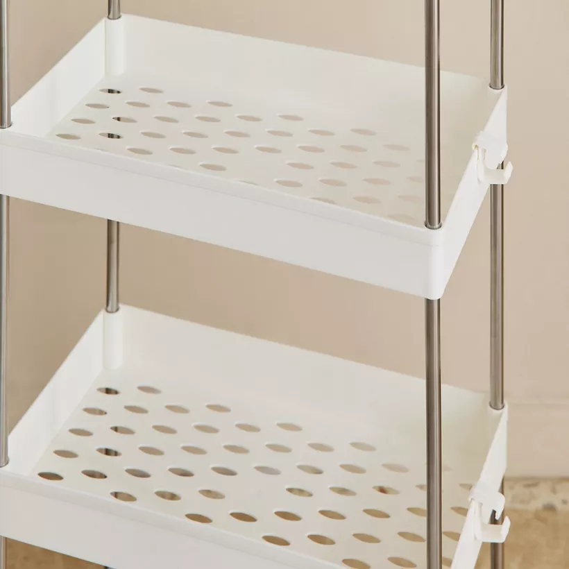 Ovio 4-Tier Storage Trolley - 40x22x86 cm - Image 4