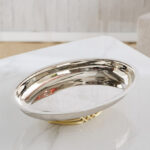 Aniq Stainless Steel Decorative Bowl - 32x26x8 cm