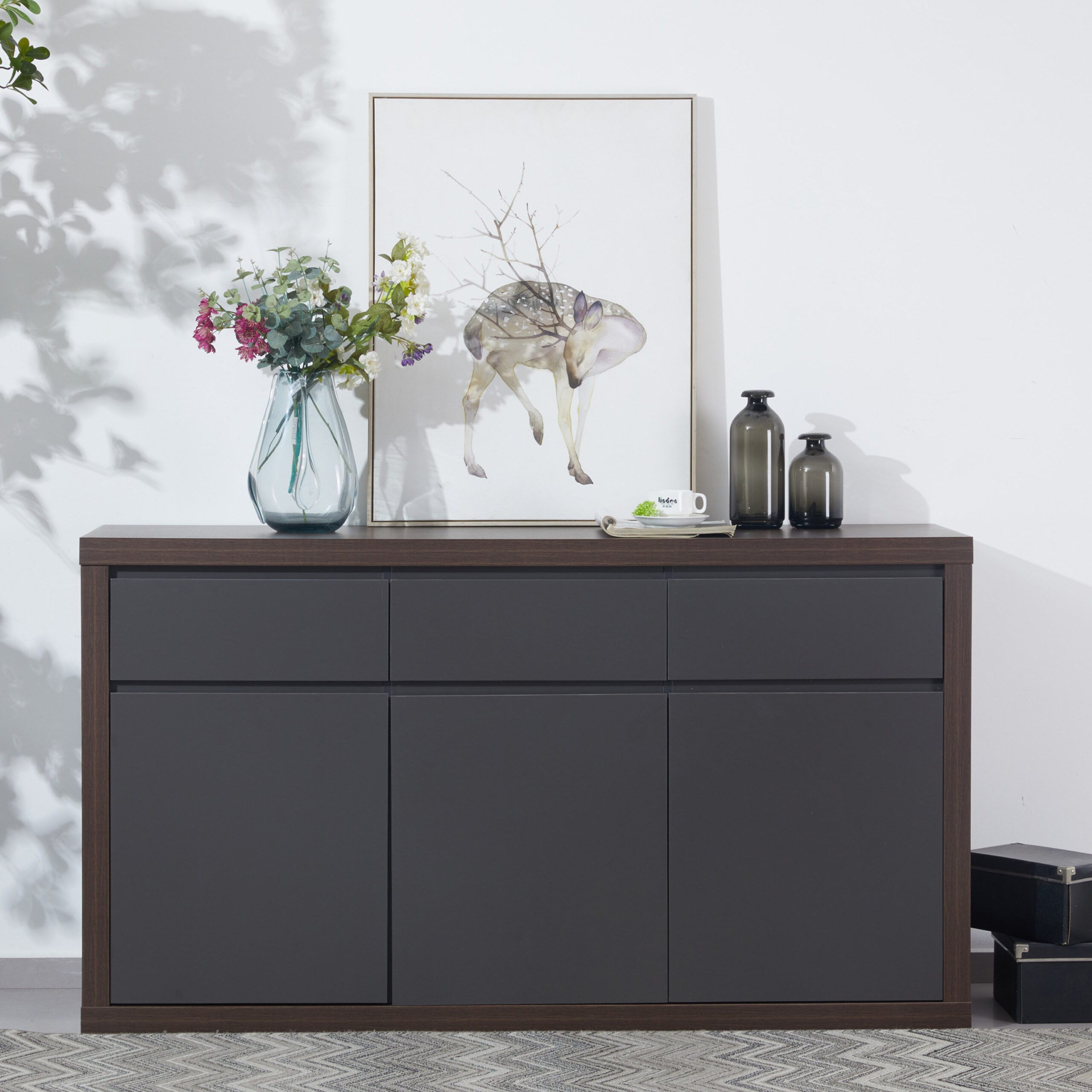 Winchester 3-Door Sideboard with 3 Drawers