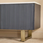 Cavon Fabio Portola 1.6 Metre Solid Wood TV Unit with Genuine Marble Top for TVs up to 70 inches