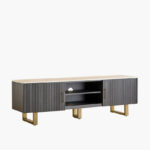 Cavon Fabio Portola 1.6 Metre Solid Wood TV Unit with Genuine Marble Top for TVs up to 70 inches