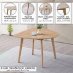 Scandi 3-Seater Dining Table