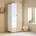 Flair 2-Door Wardrobe with Drawer - Image 14
