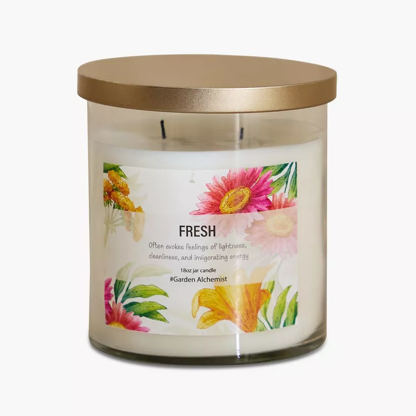 Aure Fragrance Jar Candle with Metal Lid - 510 g - Image 2