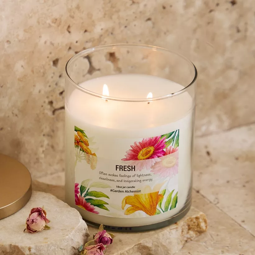 Aure Fragrance Jar Candle with Metal Lid - 510 g - Image 3
