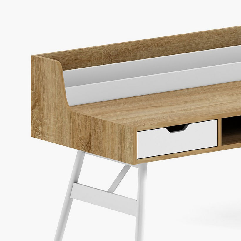 Movo Jade 2-Drawer Study Desk with Book Holder - Image 8