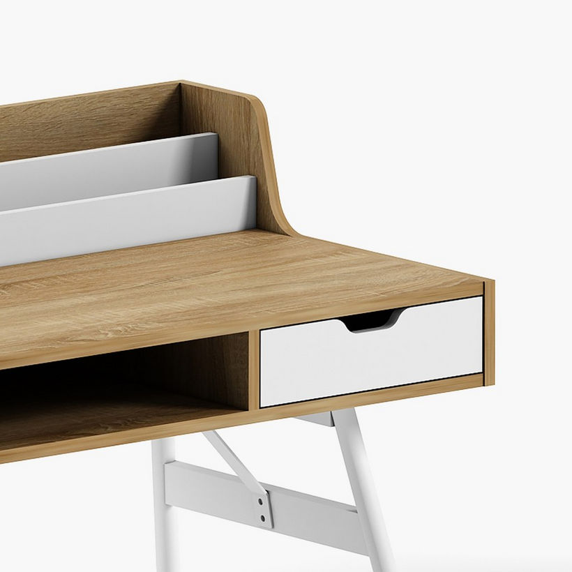 Movo Jade 2-Drawer Study Desk with Book Holder - Image 9