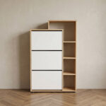 Modulix Fargo 3-Door 16-Pair Shoe Cabinet