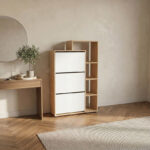 Modulix Fargo 3-Door 16-Pair Shoe Cabinet