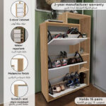 Modulix Fargo 3-Door 16-Pair Shoe Cabinet