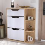 Modulix Fargo Smyrna 8-Pair 2-Door Shoe Cabinet with 1-Drawer
