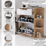 Modulix Fargo Smyrna 8-Pair 2-Door Shoe Cabinet with 1-Drawer