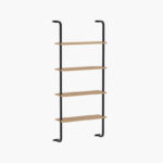 Modulix Fargo Jude 4-Tier Wall Mounted Bookshelf
