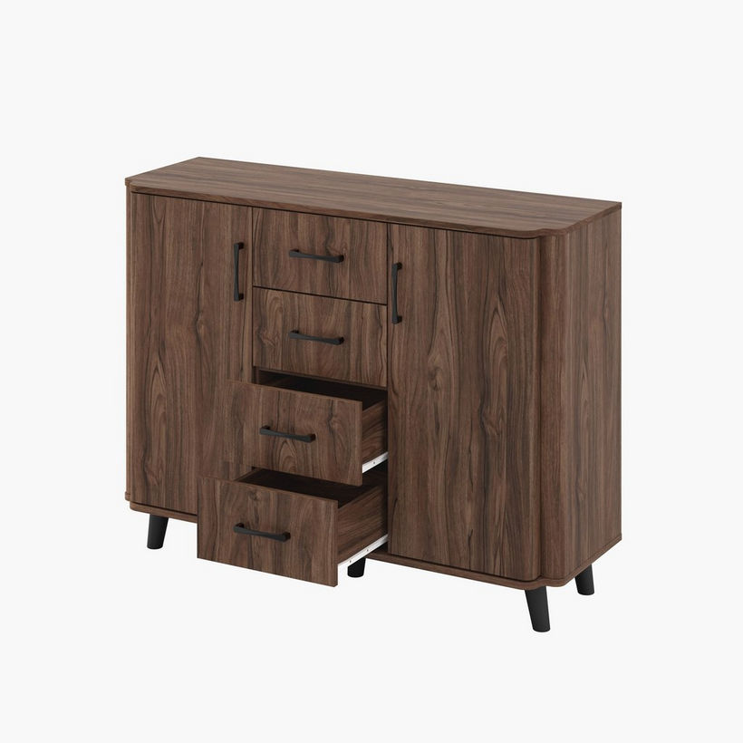 Hannah 1.2 Meter 2-Door Sideboard with 4 Drawers - Image 4