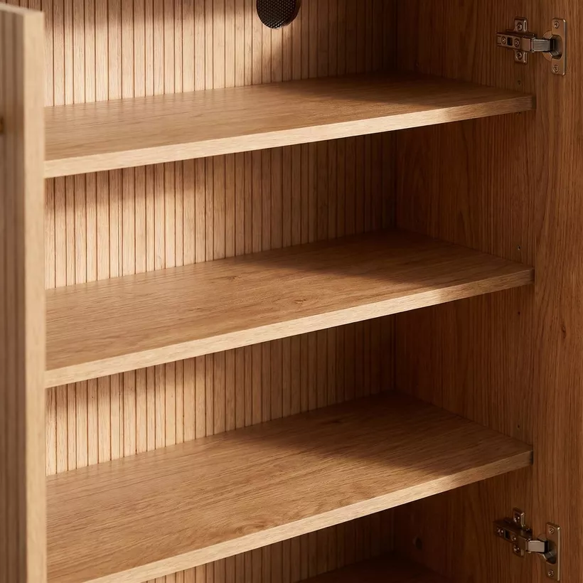 Keira 16-Pair Shoe Cabinet with 2 Doors - Image 7