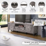 Monza 1.8 Metre Large TV Unit for TVs up to 75 inches