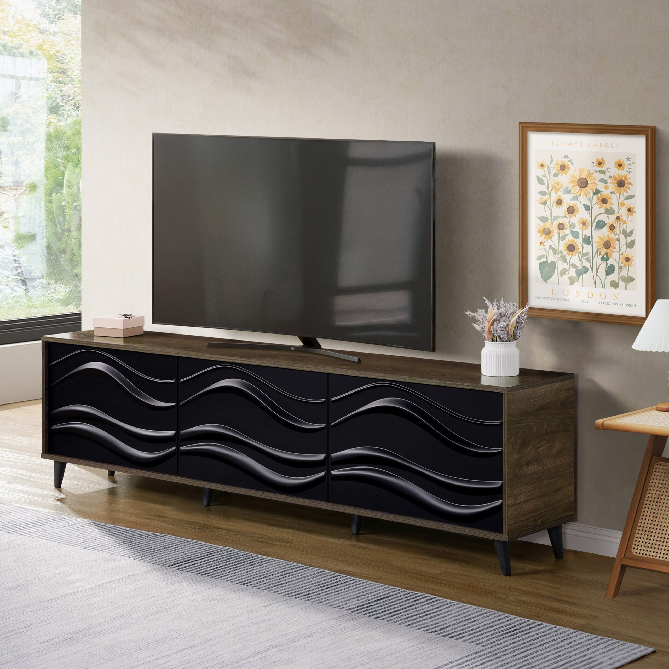 Tudor 1.8 Metre Large TV Unit for TVs up to 75 inches