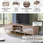 Twix 1.8 Metre Large TV Unit for TVs up to 75 inches