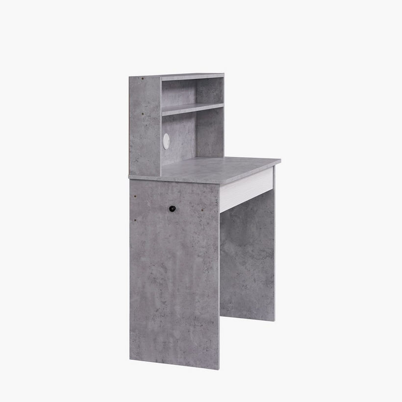 Islet Compact 1-Drawer Study Desk with Hutch - Image 7