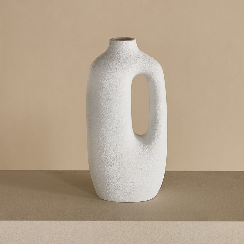 Verdant Polyresin Decorative Table Vase - 17x12.5x33.5 cm - Image 6