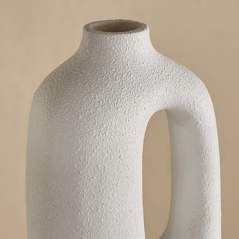 Verdant Polyresin Decorative Table Vase - 17x12.5x33.5 cm - Image 7