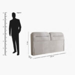 Hampton Triana Upholstered King Headboard - 180x200 cm