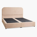 Movo Curvy Adrea Upholstered Queen Bed - 160x200 cm