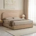 Movo Curvy Adrea Upholstered Queen Bed - 140x200 cm - Image 9