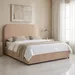 Movo Curvy Adrea Upholstered Queen Bed - 160x200 cm - Image 9