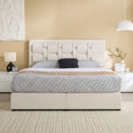 Movo Curvy Siena Upholstered King Bed - 180x200 cm