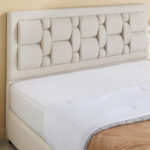 Movo Curvy Siena Upholstered King Bed - 180x200 cm