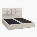 Movo Curvy Siena Upholstered King Bed - 180x200 cm