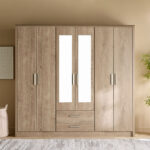 Curvy Nxt 6-Door Wardrobe with 2 Drawers