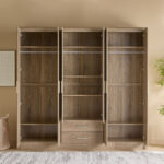 Curvy Nxt 6-Door Wardrobe with 2 Drawers
