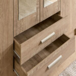 Curvy Nxt 6-Door Wardrobe with 2 Drawers