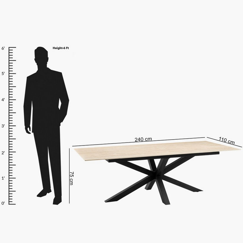 Belicia 8-Seater Sintered Stone Dining Table - Image 8