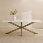 Cavon Portola NXT 8-Seater Genuine Marble Top Dining Table