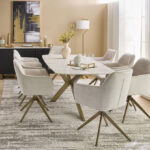 Cavon Portola NXT 8-Seater Genuine Marble Top Dining Table