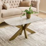 Cavon Portola NXT Genuine Marble Top Coffee Table