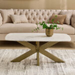 Cavon Portola NXT Genuine Marble Top Coffee Table