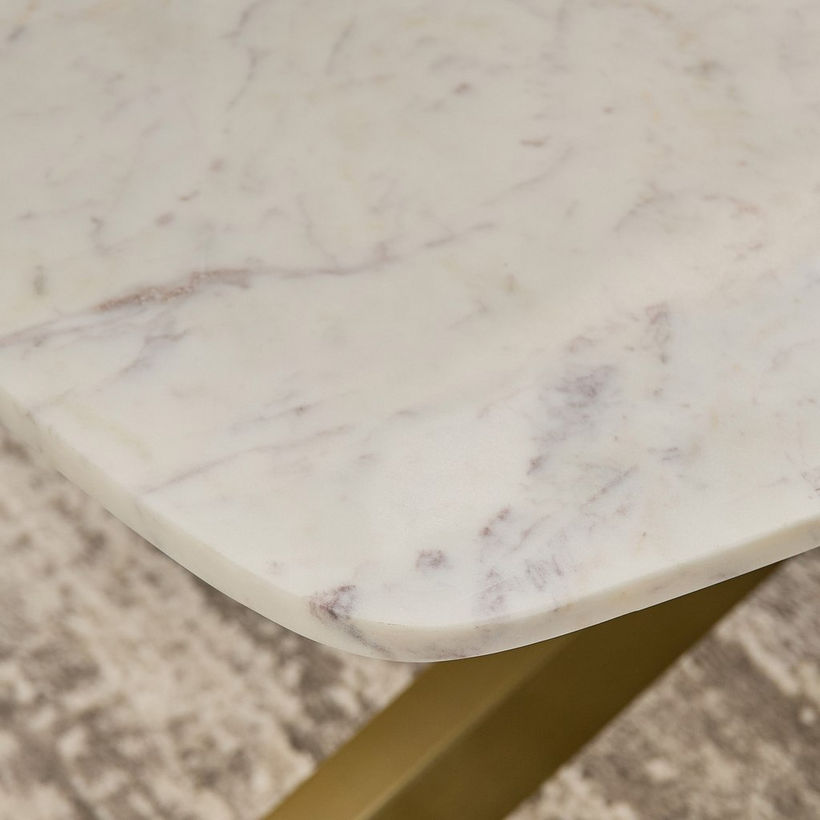Cavon Portola NXT Genuine Marble Top Coffee Table - Image 4