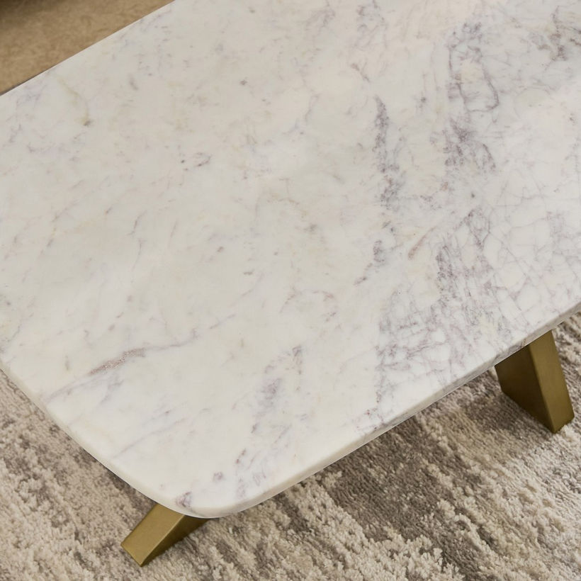 Cavon Portola NXT Genuine Marble Top Coffee Table - Image 5