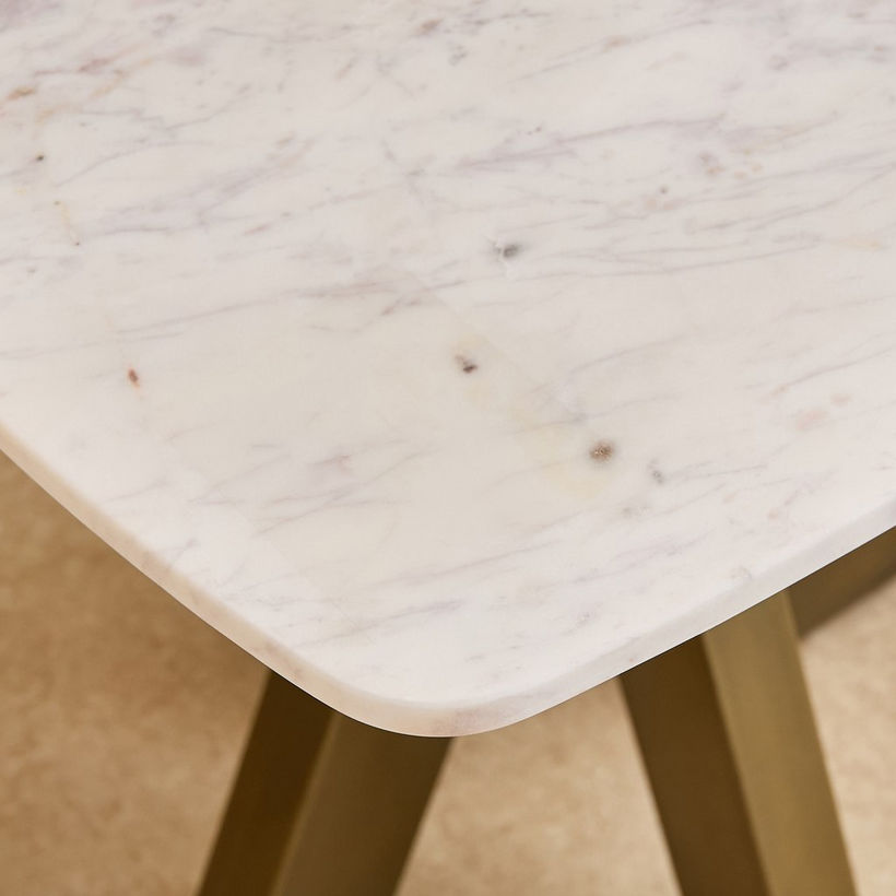 Cavon Portola NXT Genuine Marble Top End Table - Image 4